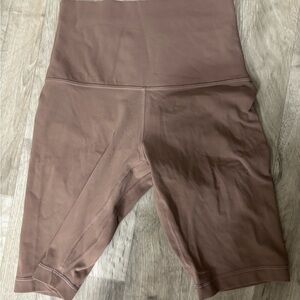 Lululemon align biker Brown Shorts
